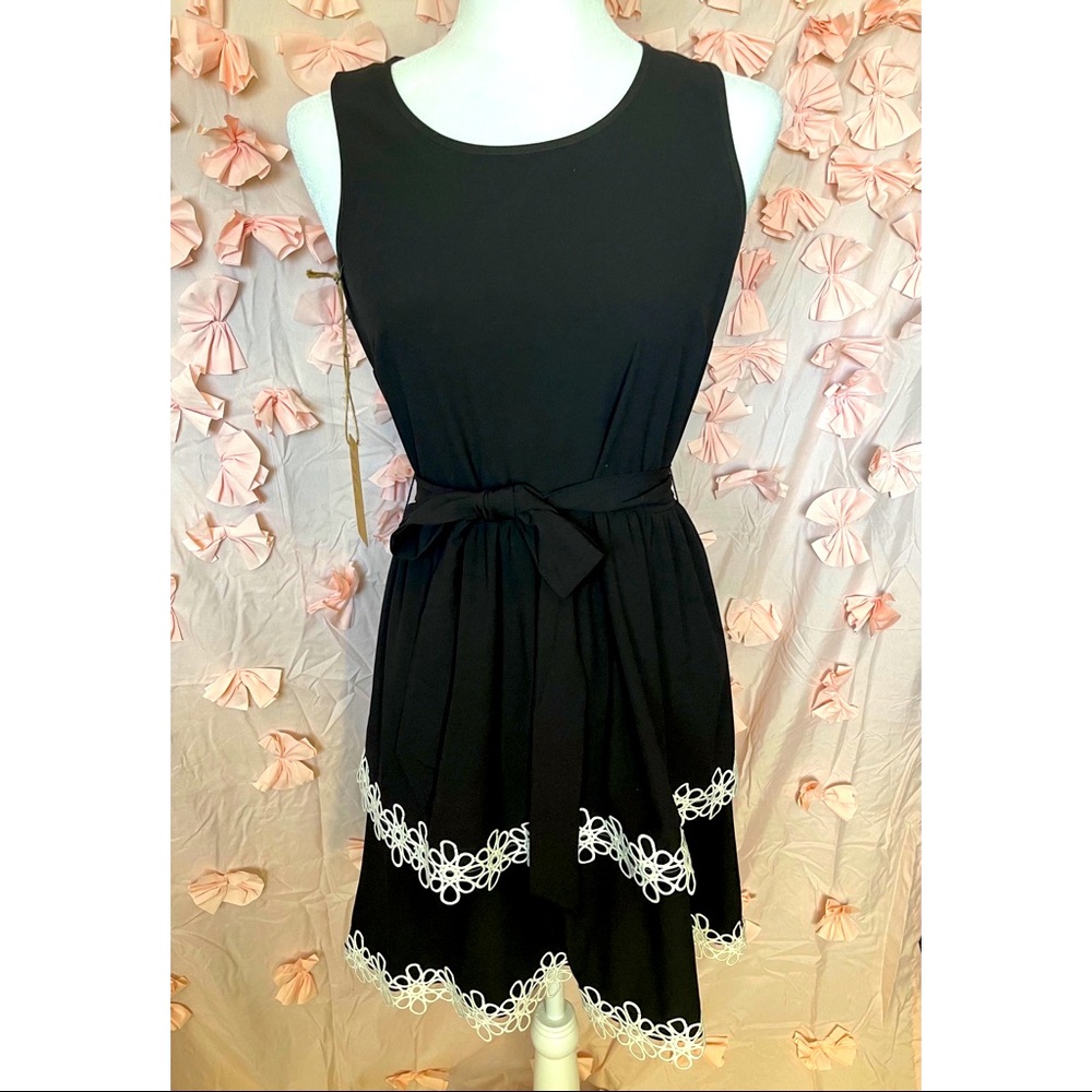 Black and white dress
